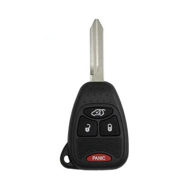 Keyless Factory 2004-2016 Chrysler Dodge Jeep / 4-Button Remote Head Key / OHT692427AA (RK-CHY-OHT-4 RK-CHY-OHT-4 - main